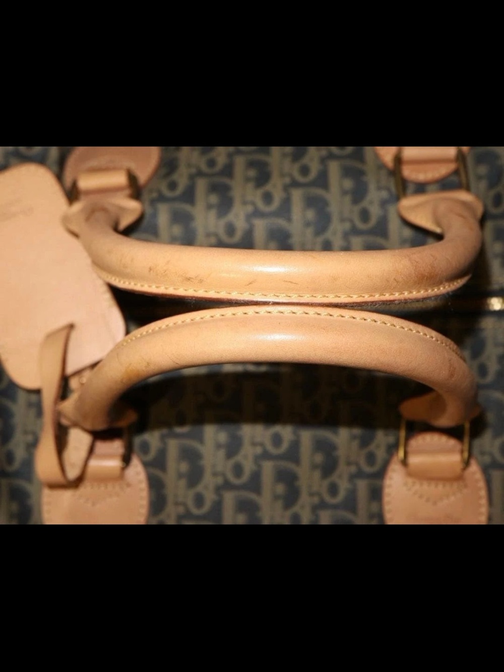 Dior Brown Beige Monogram Boston Travel Bag - Picture 6 of 14